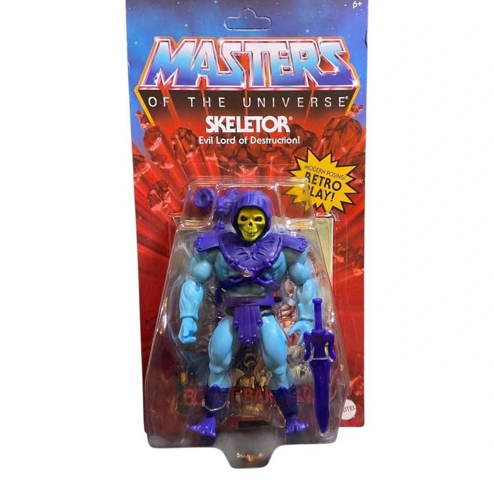 Masters of the Universe Origins Deviated He-Man & Skeletor Figure Unpunched